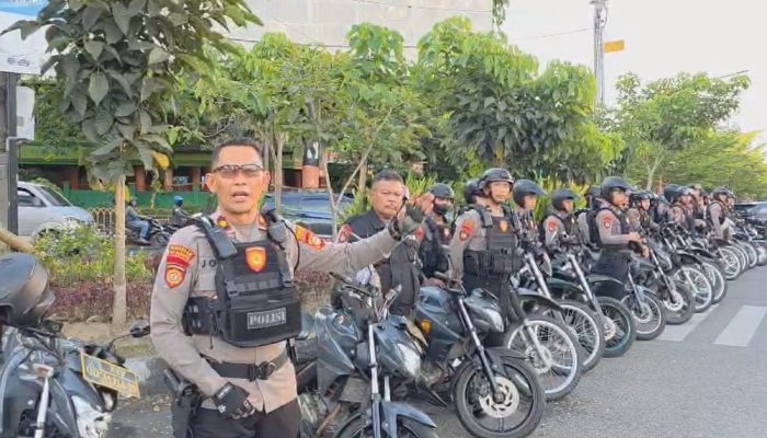 Samapta Polrestabes Makassar Sisir Titik Rawan, Jaga Kondusifitas Kota