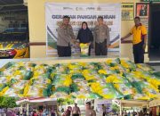 Beras SPHP Ludes Diborong Warga, Pangan Murah Polsek Manggala Disambut Antusias