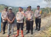 Kapolres Jeneponto Tinjau Lokasi Kebakaran Lahan di Kawasan Wisata Air Terjun Bosolo, Ingatkan Pentingnya Jaga Kelestarian Alam