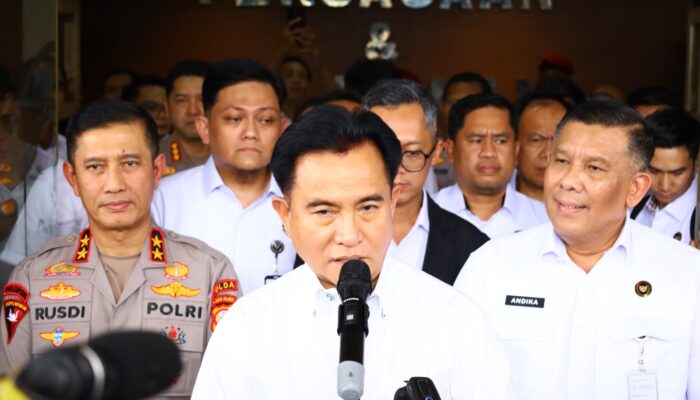 Polda Sulsel Terima Kunjungan Menko Kumham Imipas, Pastikan Penanganan Tahanan Kasus Demo Sesuai HAM