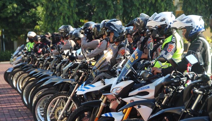 Polda Sulsel Gelar Patroli Skala Besar Ciptakan Situasi Kondusif di Kota Makassar
