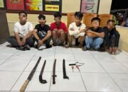 Polsek Manggala Amankan Remaja Pesta Miras, Sajam hingga Busur Disita