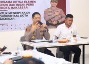 Kapolrestabes Makassar Jalin Silaturahmi dengan Elemen Buruh dan Insan Pers, Bahas Kondusifitas Kota