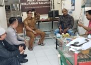 SINERGI APARAT KEPOLISIAN DAN PEMERINTAH KELURAHAN CIPTAKAN SITUASI AMAN DI KALUKUANG