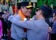 Polda Sulsel Gelar Tradisi Penyambutan Kapolda Baru dan Pelepasan Irjen Pol. Drs. Rusdi Hartono di Mako Polda Sulsel
