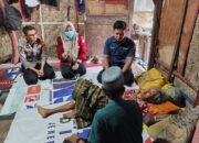 Polres Jeneponto Sambangi Pasutri Lansia Terbaring Sakit
