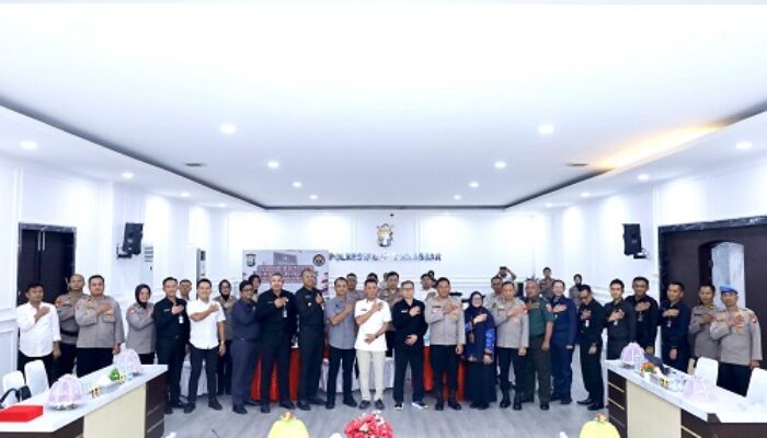 Polrestabes Makassar Sambut Kunjungan Peserta Didik Sespimmen Polri Angkatan ke-65