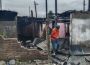 Kebakaran Hanguskan Satu Rumah Kos di BTN Tabaria, Polsek Tamalate Sigap Amankan Lokasi