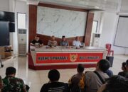 Kapolsek Tamalate Tekankan Deteksi Dini Kerawanan dalam Rakor Tripika Kesiapan Pemilihan RT/RW