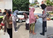 Jumat Berkah Polsek Panakkukang, Kapolsek dan Polwan Bagikan Bantuan Sosial kepada Warga