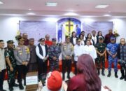 Kapolrestabes Makassar, Kapolda Sulsel dan Forkopimda Pantau Misa Natal 2025 Pastikan Situasi Kondusif 