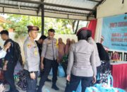 Warga Untia Antusias Ikuti Bakti Sosial HUT ke-78 Reserse Polri