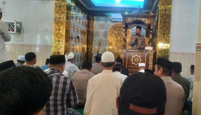 Kapolsek Tamalate Gencar Safari Jumat, Sampaikan Edukasi Kamtibmas