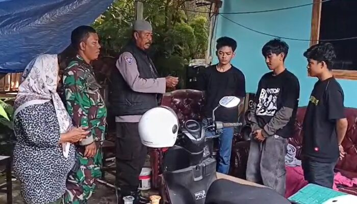Bhabinkamtibmas Sudiang Bersama Ketua RT Tindaklanjuti Laporan Warga Terkait Pesta Miras
