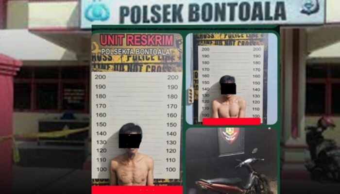 Kurang dari 24 Jam, Tim Opsnal Polsek Bontoala Ringkus Dua Pelaku Curanmor