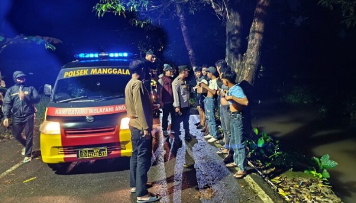 Patroli KRYD Dini Hari, Kapolsek Manggala Pastikan Wilayah Tetap Kondusif