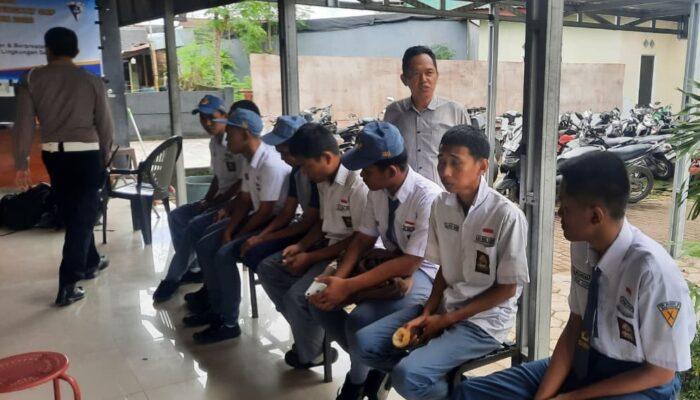 Polsek Tamalate Tertibkan Pelajar Berkeliaran Saat Jam Sekolah
