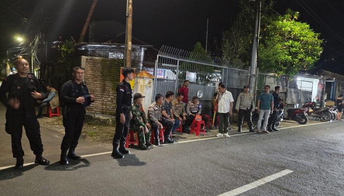 Polsek Ujung Pandang Patroli Malam Imlek 2577, Amankan Vihara dan Antisipasi Balap Liar