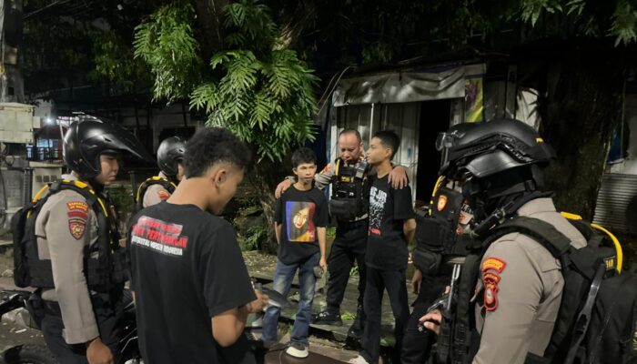 Patroli KRYD Samapta Polrestabes Makassar, Sasar Wilayah Rawan Kamtibmas