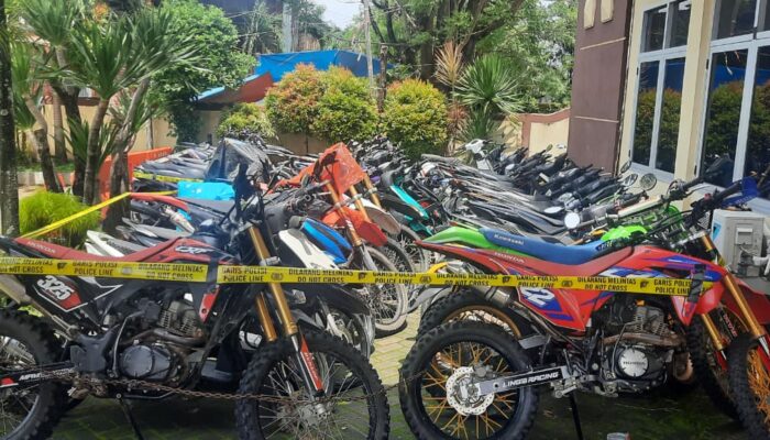 Polsek Tamalate Tindak Balap Liar dan Knalpot Brong di bulan Ramadhan, 50 Motor Diamankan