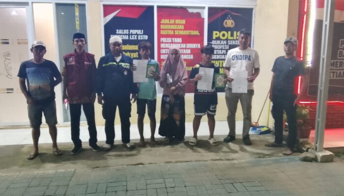 Polsek Tallo Cegah Perang Kelompok di Makassar: Warga Lembo Berdamai Usai Keributan Lempar Batu