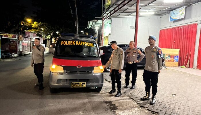 Polsek Rappocini Intensifkan Patroli Harkamtibmas, Ciptakan Situasi Aman dan Kondusif