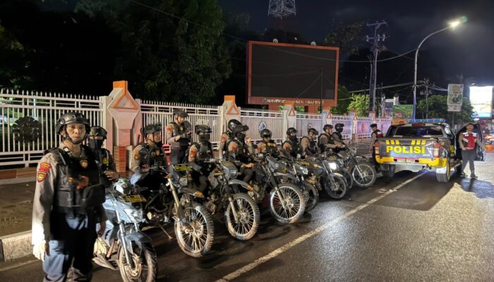 Personil Perintis Presisi Samapta Polrestabes Makassar Tingkatkan Patroli Pasca Lebaran 1447 H