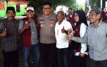 Kapolsek Biringkanaya Hadiri Halal Bihalal RT/RW Se Kelurahan Sudiang Raya Sekaligus Pamit kepada Masyarakat