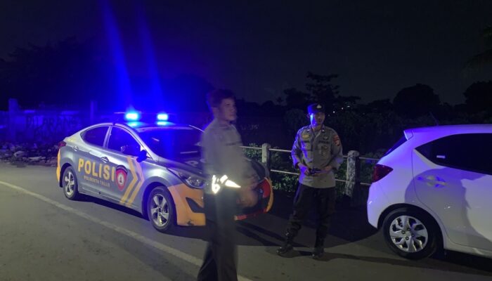 Personel SPKT Polsek Tallo Aktif Pantau Wilayah Rawan, Himbau Warga Pulang Tertib