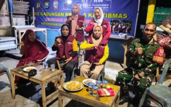 Posko Bersama Ketua RT/RW dan Babinsa Bersinergi di Kelurahan Bunga Eja Beru Kecamatan Tallo