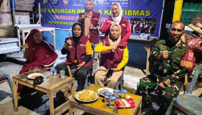Posko Bersama Ketua RT/RW dan Babinsa Bersinergi di Kelurahan Bunga Eja Beru Kecamatan Tallo