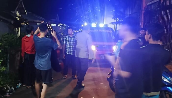 Respons Cepat Aduan 110, Polsek Manggala Bubarkan Remaja Nongkrong Tengah Malam