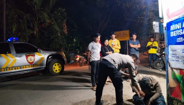 Respons Cepat Polsek Tamalate Tangani Laka Lantas