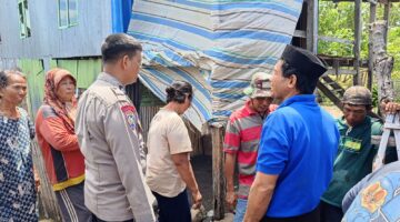 Bhabinkamtibmas Sambangi Warga di Bungung Lantang, Himbau Jaga Kamtibmas