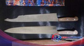 Barang bukti yang diamankan Polsek Makassar.