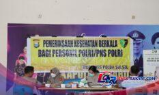Pastikan Siap Bertugas di Lapangan, Personel Polres Maros Ikuti Rikkes Berkala