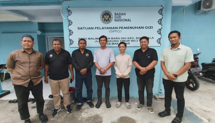 Deteksi Dini Gangguan Kamtibmas, Unit Intel Polsek Bontoala Sambangi Kantor SPPG