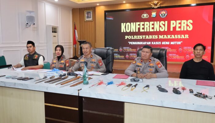 Tim Trisula dan Polsek Panakkukang Bubarkan Tawuran Geng Motor, 22 Motor Diamankan