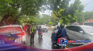 Patroli Lalu Lintas di Jalur Padat Jeneponto, Kasat Lantas: Fokus pada Knalpot Brong dan Parkir Liar