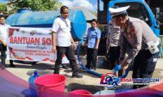Polres Jeneponto Bagikan Air Bersih untuk Warga, Peringati Hari Bhayangkara ke-80