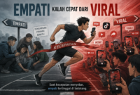 Di era media sosial, kecepatan menyebarkan informasi sering kali mengalahkan kepedulian untuk memahami dan merasakan kondisi sesama.