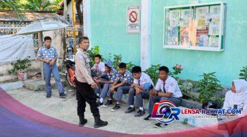 Antisipasi Geng Motor dan Narkoba, Bhabinkamtibmas Arungkeke Gencarkan Imbauan ke Sekolah