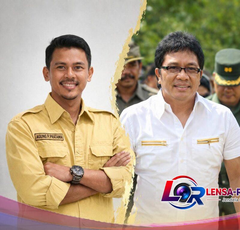 Ket : Agung D pratama (Kanan) dan Anggota DPR RI, Ridwan Bae ( Kiri )