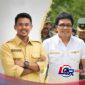 Ket : Agung D pratama (Kanan) dan Anggota DPR RI, Ridwan Bae ( Kiri )