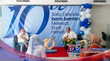 Pererat Sinergi Perbankan Daerah, Direktur Bank Sulawesi Danajaya Hadiri HUT ke-10 KC Bank Banten Makassar