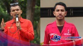 Ket : Rasmin Jaya, Eks Ketua GMNI Kota Kendari (Kiri) dan Awan Wasekbid DPD GMNI Sultra (Kanan)