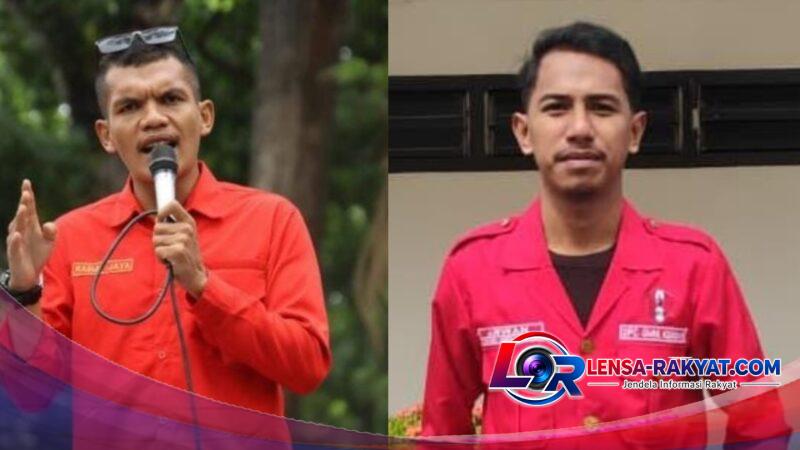 Ket : Rasmin Jaya, Eks Ketua GMNI Kota Kendari (Kiri) dan Awan Wasekbid DPD GMNI Sultra (Kanan)