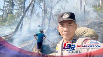 Tim Gabungan Berhasil Padamkan Kebakaran Hutan Lindung di Dusun Kompasa, Desa Loka Kec Rumbia Kab Jeneponto