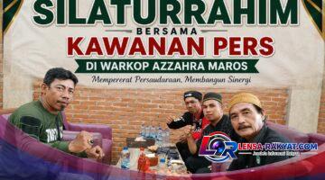 Ajang Silaturahim Bersama Kawanan Pers di WarkopZarah Maros, Pererat Persaudaraan dan Bangun Sinergi