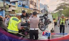 Razia Gabungan Polrestabes Makassar Sasar Kendaraan Tak Lengkap dan Pembawa Sajam